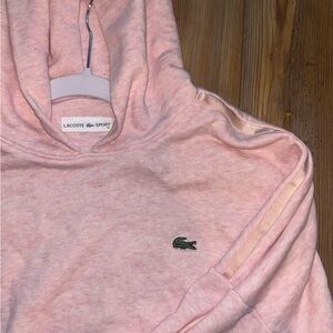Pink Lacoste Hoodie
